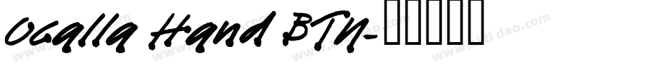 Ocalla Hand BTN字体转换